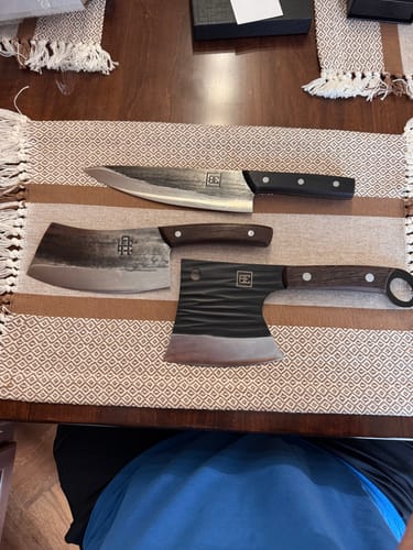 Customer photo review of ULTIMATE KNIFE BUNDLE