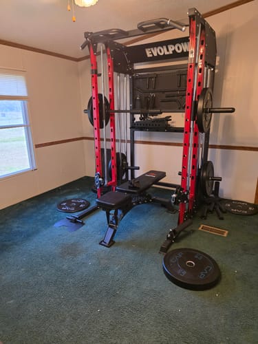 Customer photo review of EVOLPOW M2B Brute All-In-One Smith Machine Home Gym