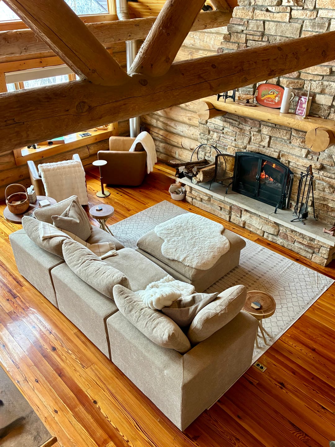 Customer photo review of Classic Modular 3-Seater Sectional in Khaki
