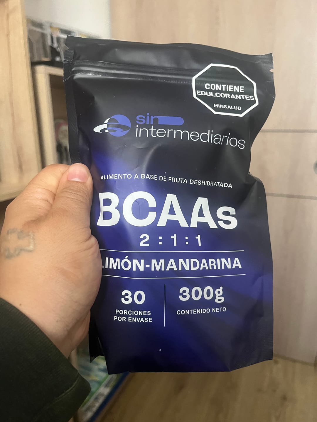 Customer photo review of BCAAs sabor Limón - Mandarina (2:1:1)