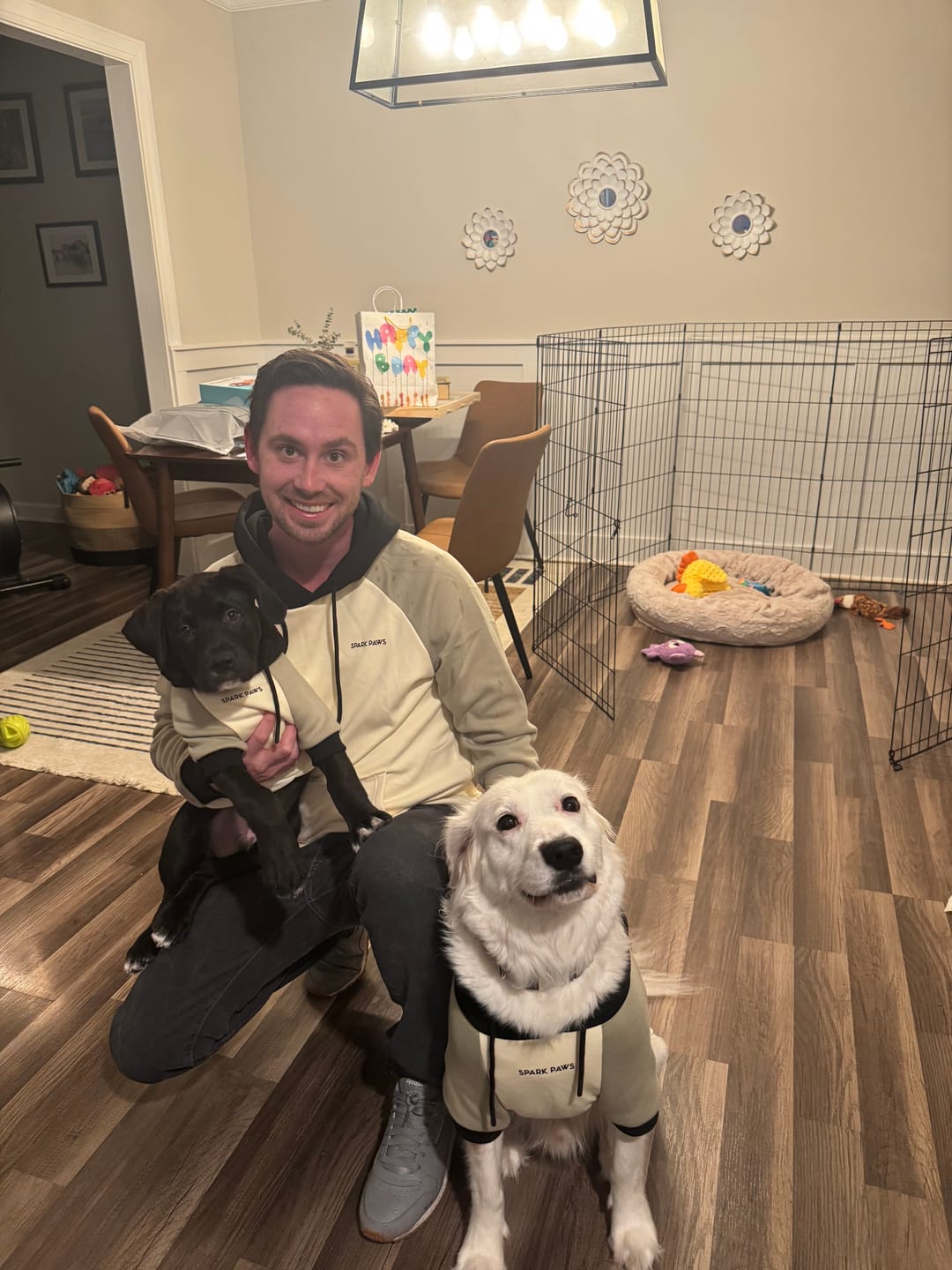 Customer photo review of Olive Cream Human Hoodie