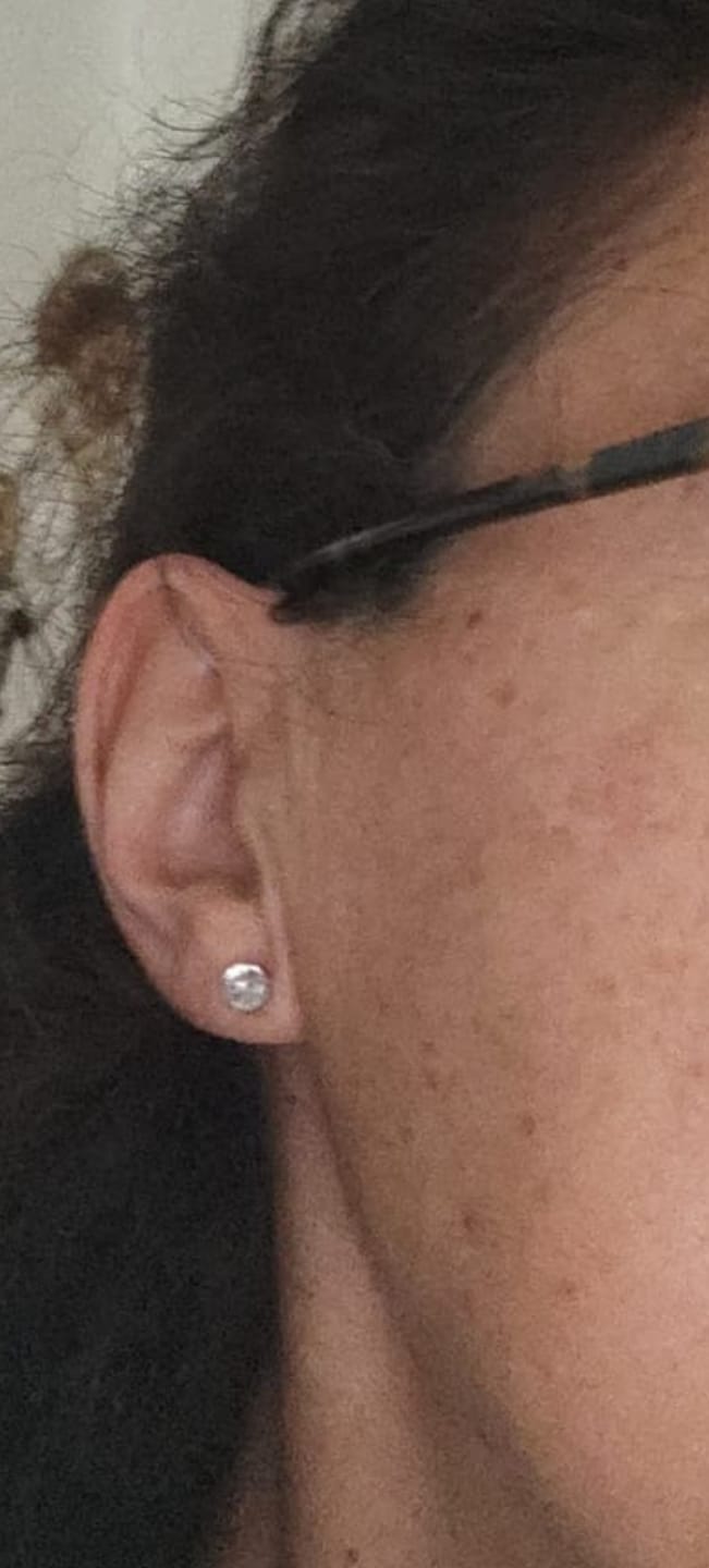 Customer photo review of Julia Earrings