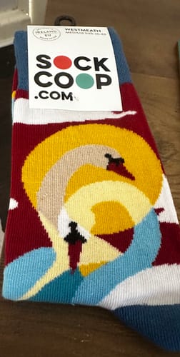 Customer photo review of Children of Lir, Westmeath Socks | Sock Co Op
