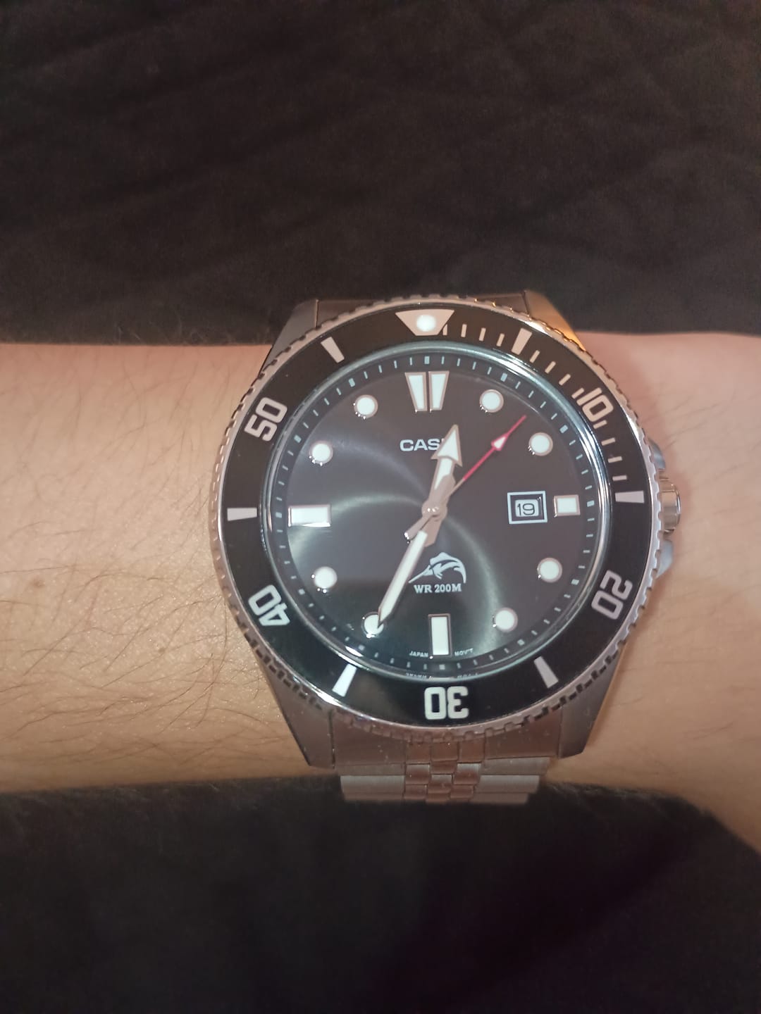 Customer photo review of Reloj Casio Submariner Marlin Duro MDV106-1AV Negro Buceo