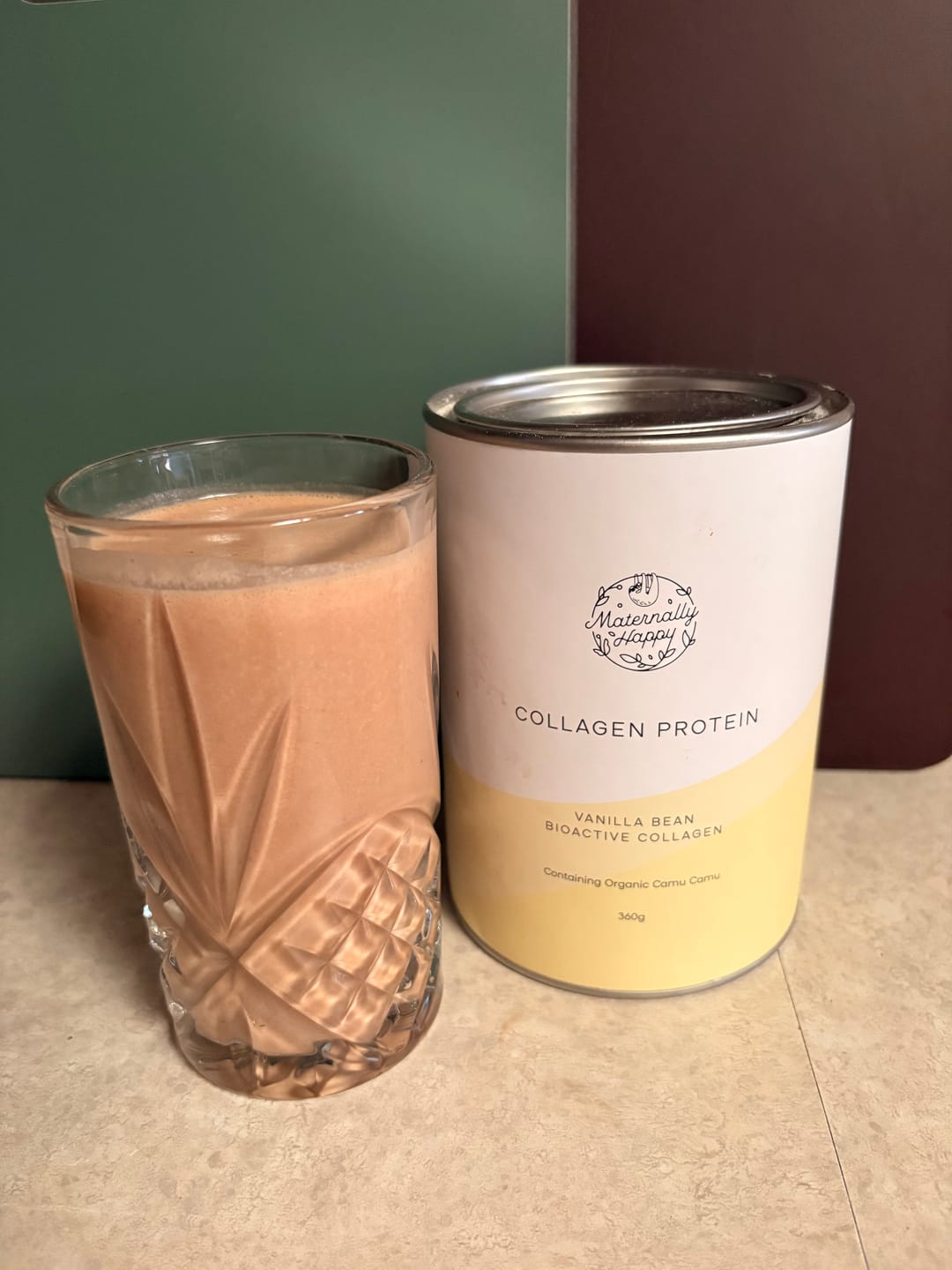 Customer photo review of Collagen Protein - Vanilla Bean
