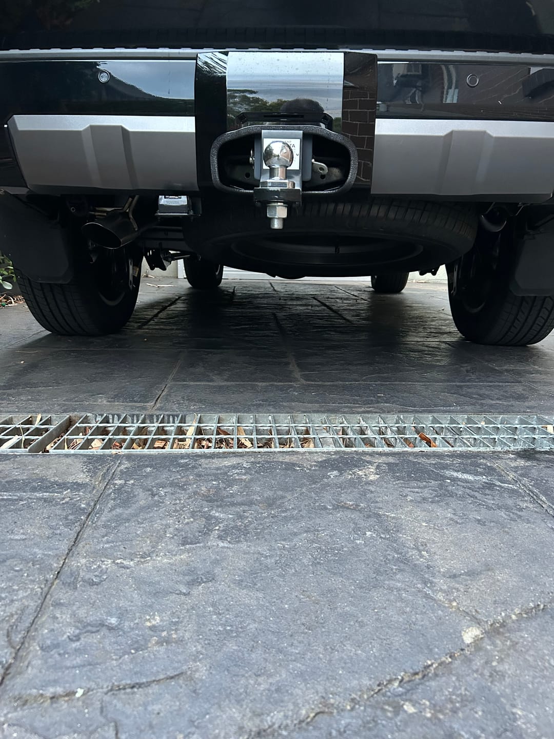 Customer photo review of Tow Bar Cover Cut Out Service for Prado LC250 Series