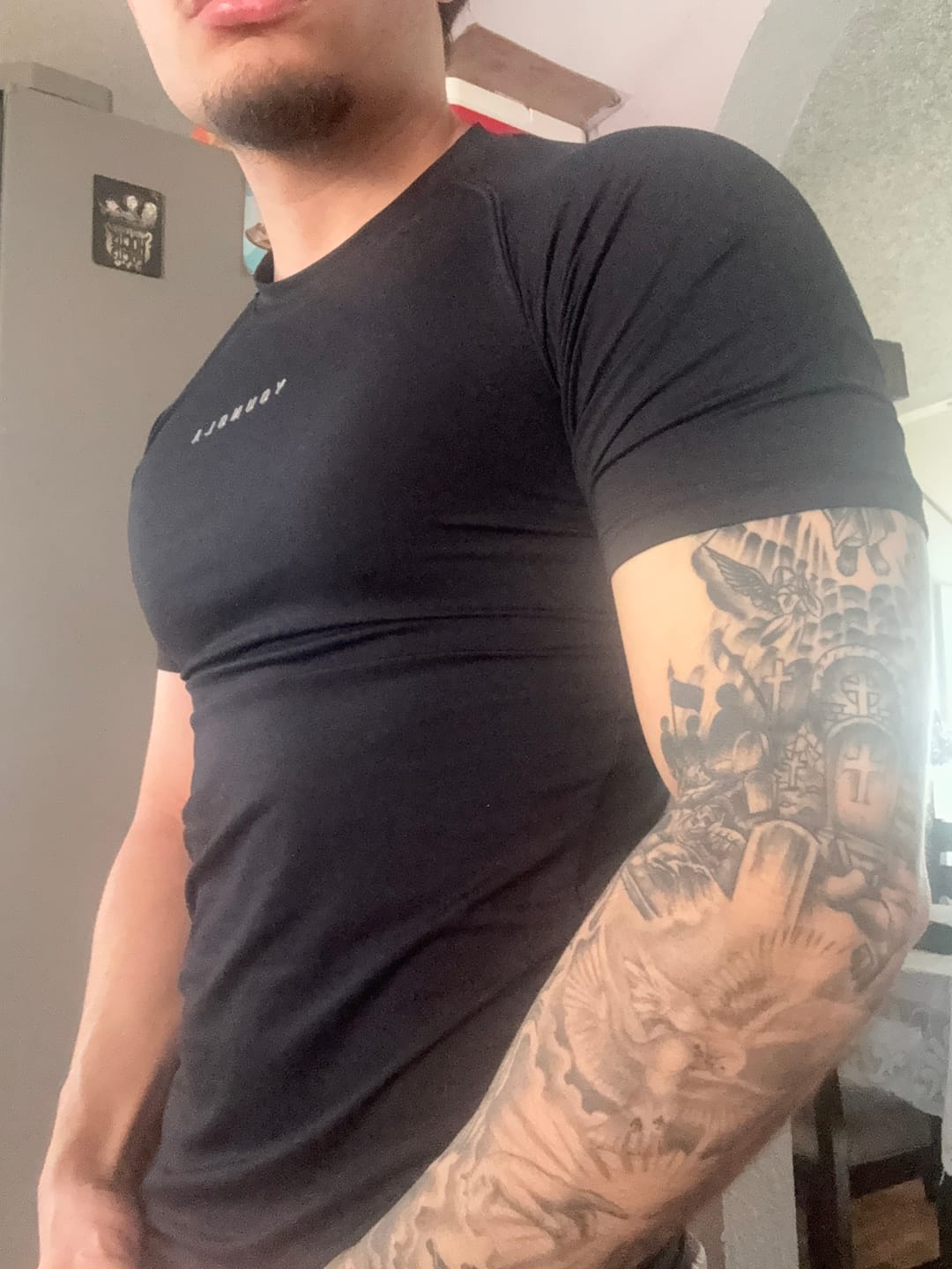 Customer photo review of 4193 - Classic Compression Tees