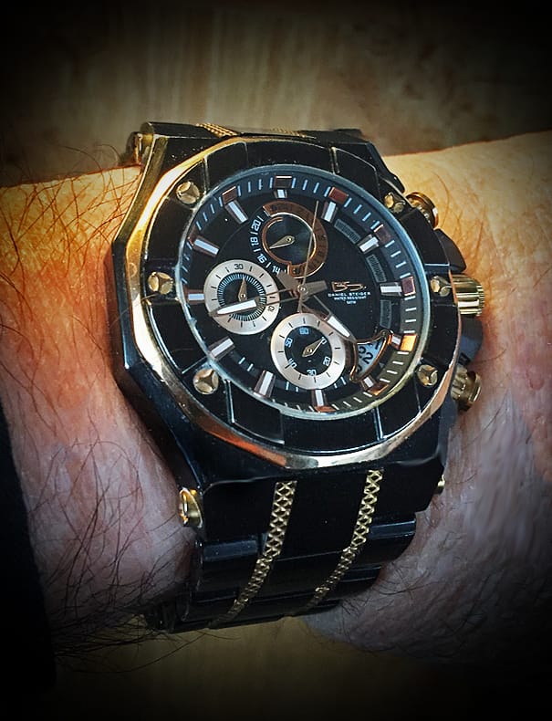Customer photo review of Phantom Black Men's Watch