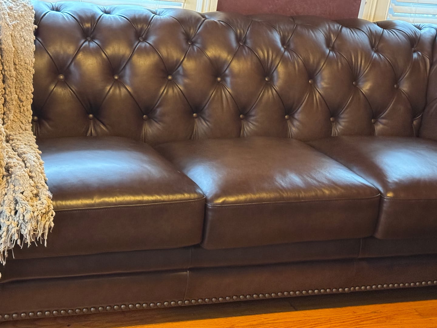 Customer photo review of +Soap Leather Conditioner