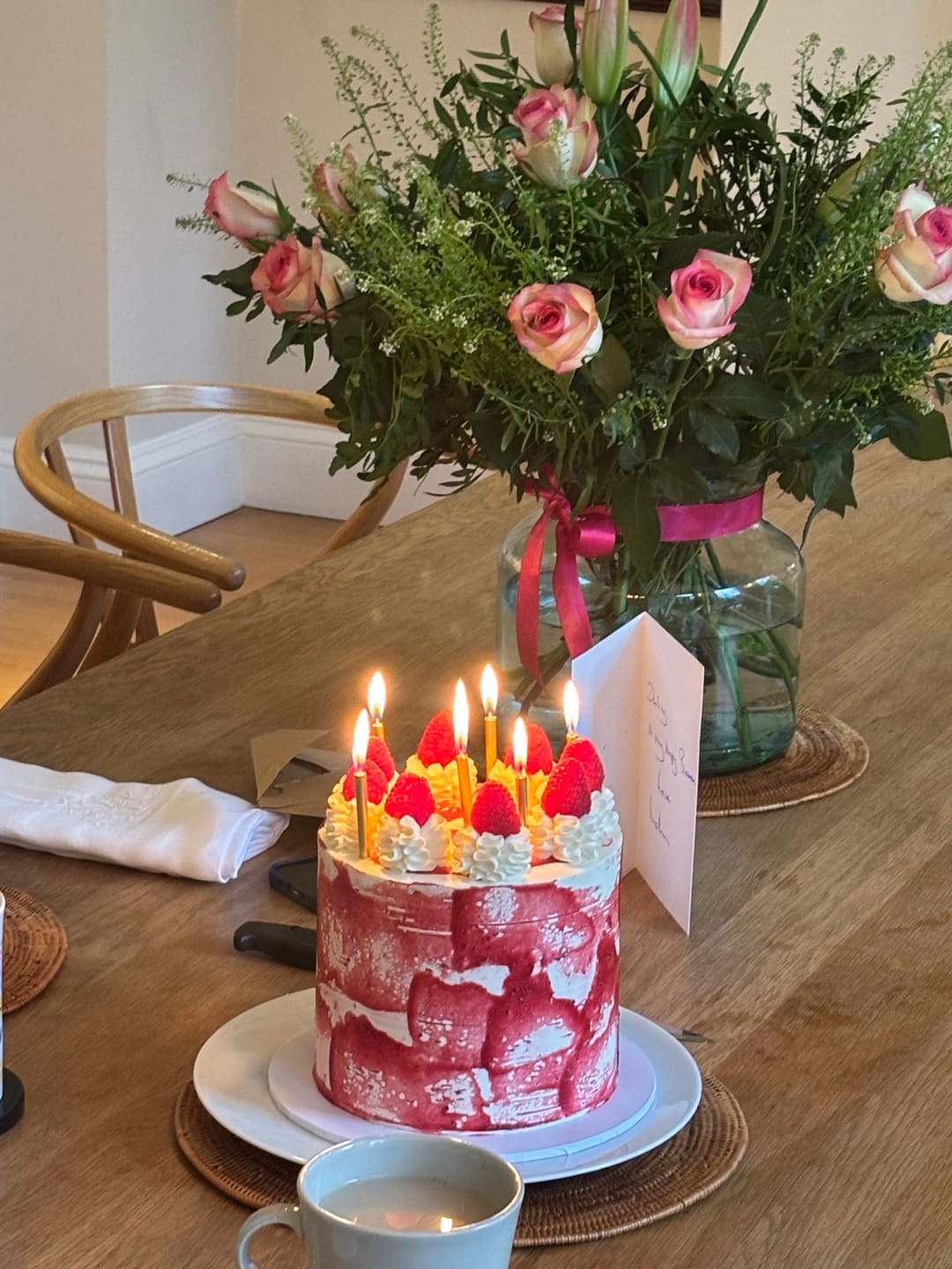 Customer photo review of Raspberry Ripple Cake