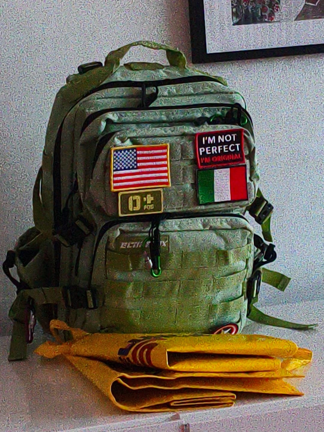 Customer photo review of Parche Banderas Paises Mundo