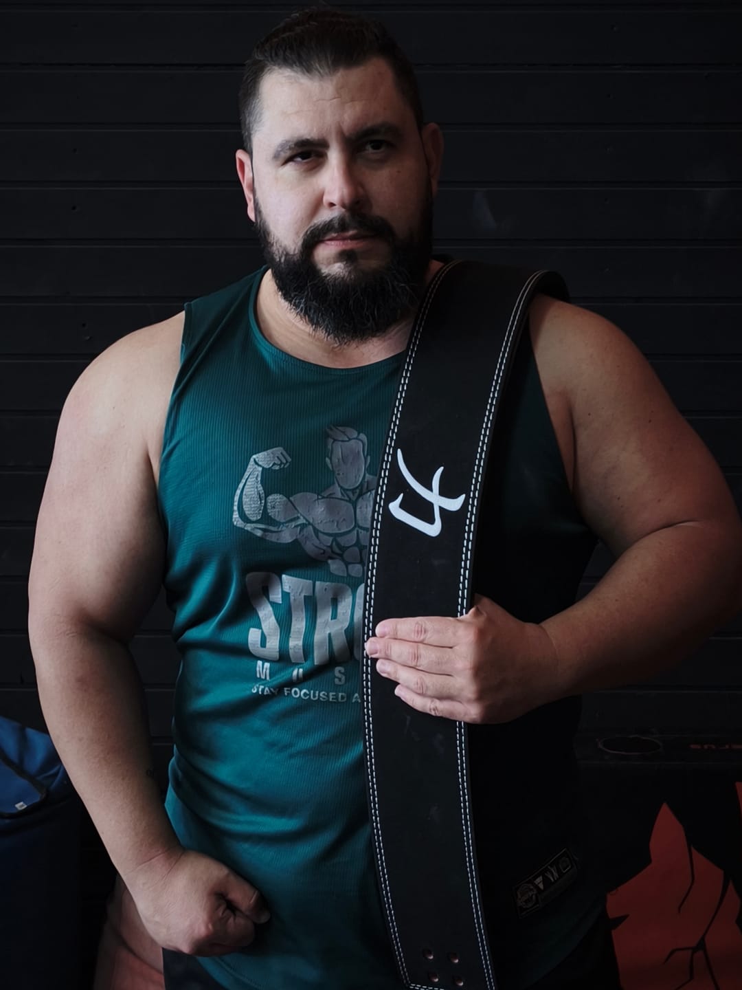 Customer photo review of Black Lever Belt, 10mm - IPF Approved