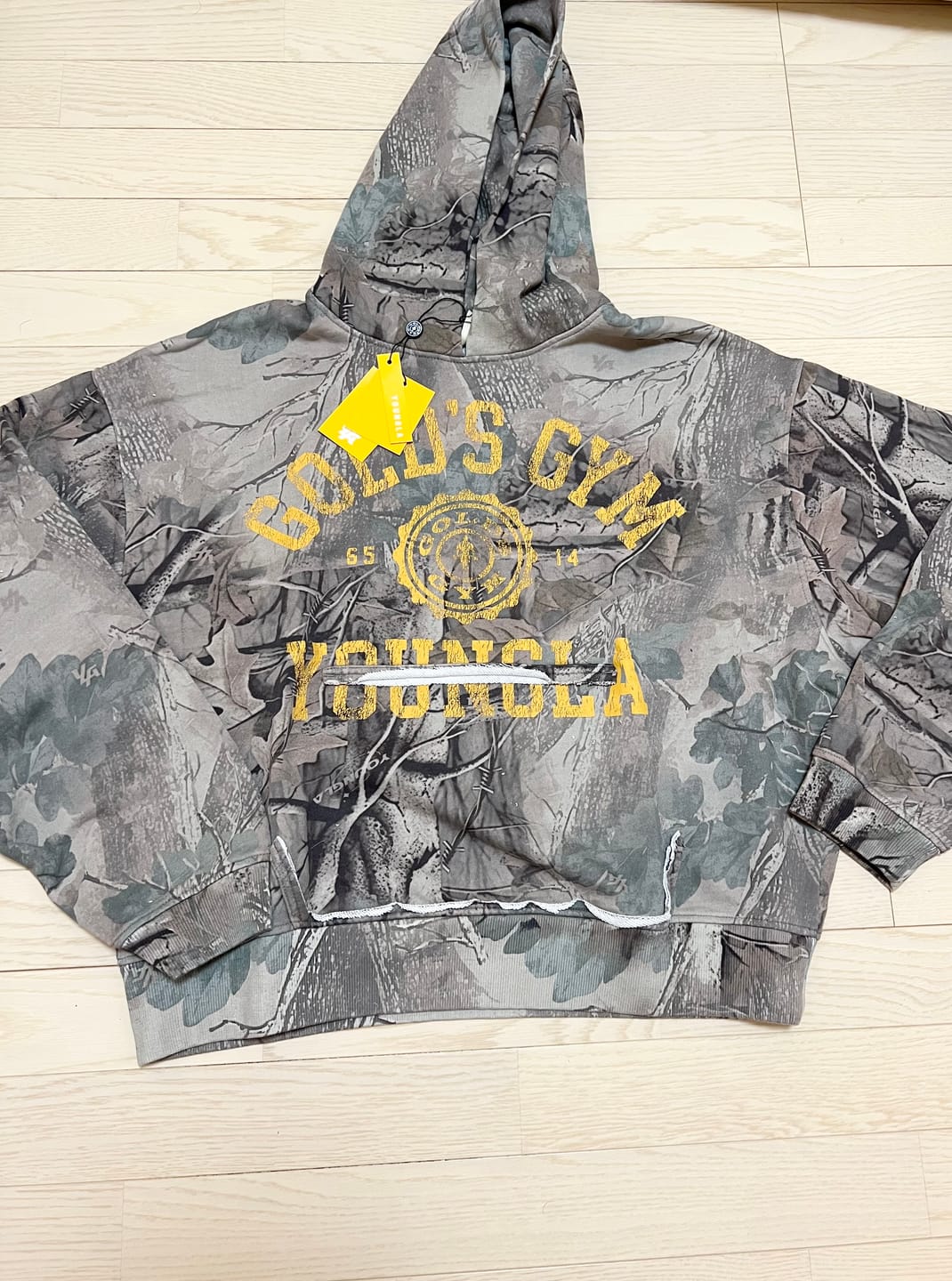 Customer photo review of 5167 - Gold's Iron Legacy Crest Hoodies