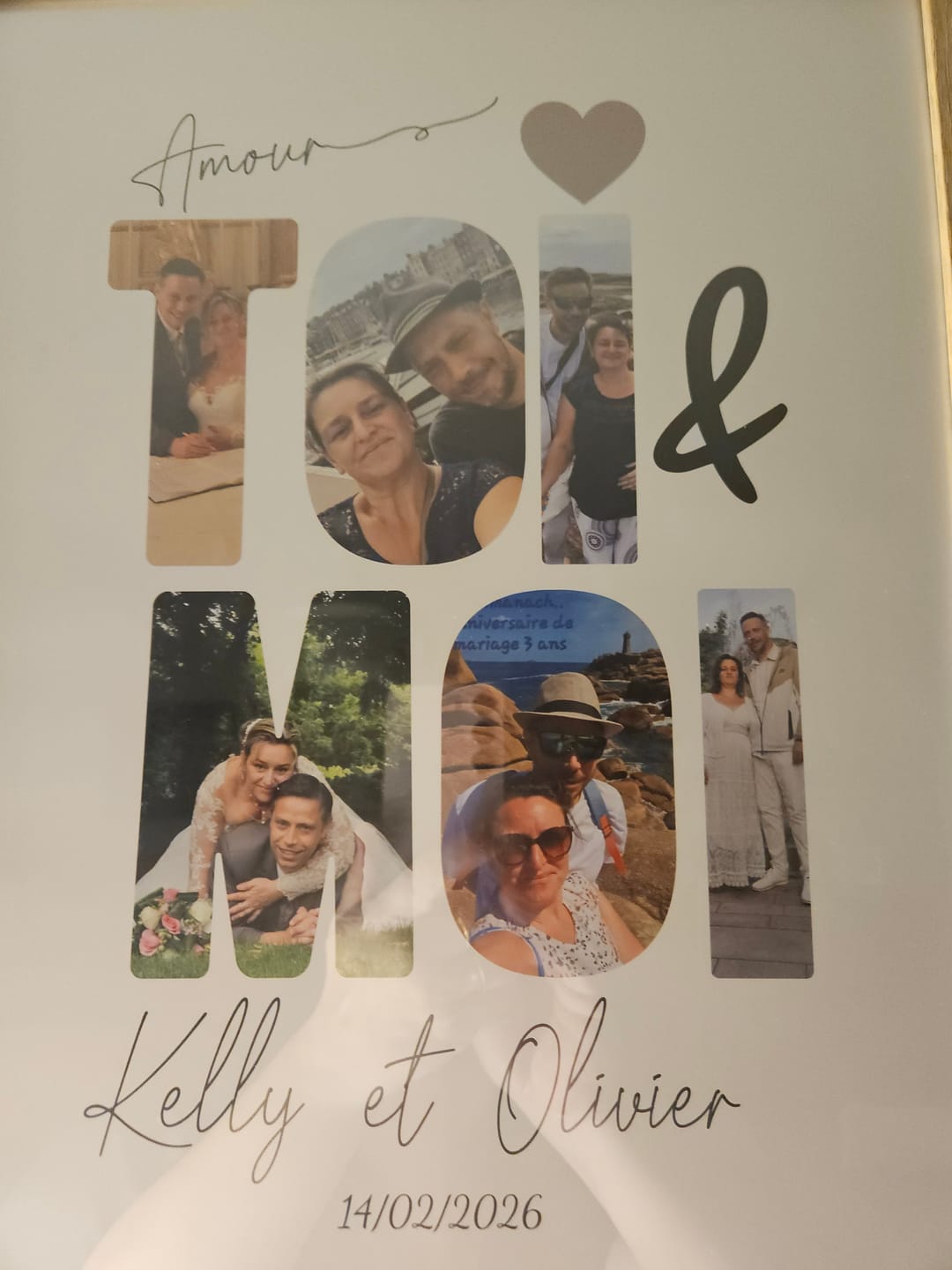 Customer photo review of Toi & Moi -  Affiche Personnalisée