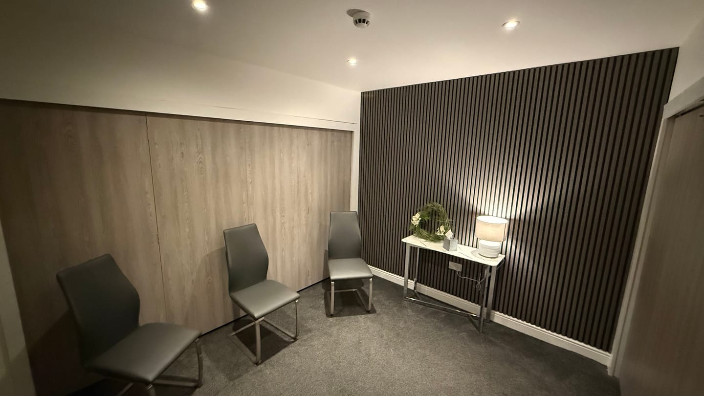 Customer photo review of Premium Acoustic Wall Panels - Light Grey