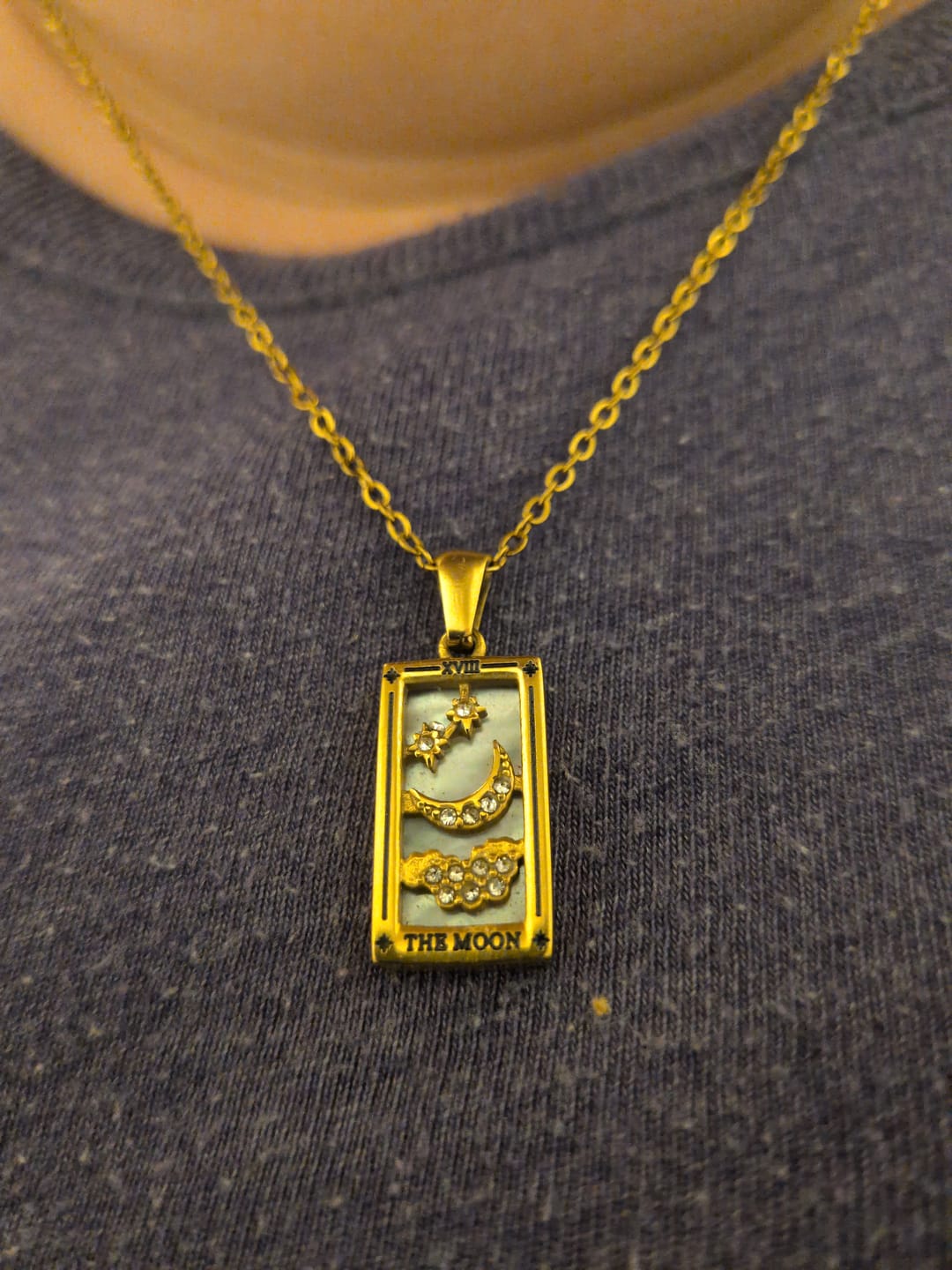Customer photo review of Golden Fortune Necklace (Bundle)