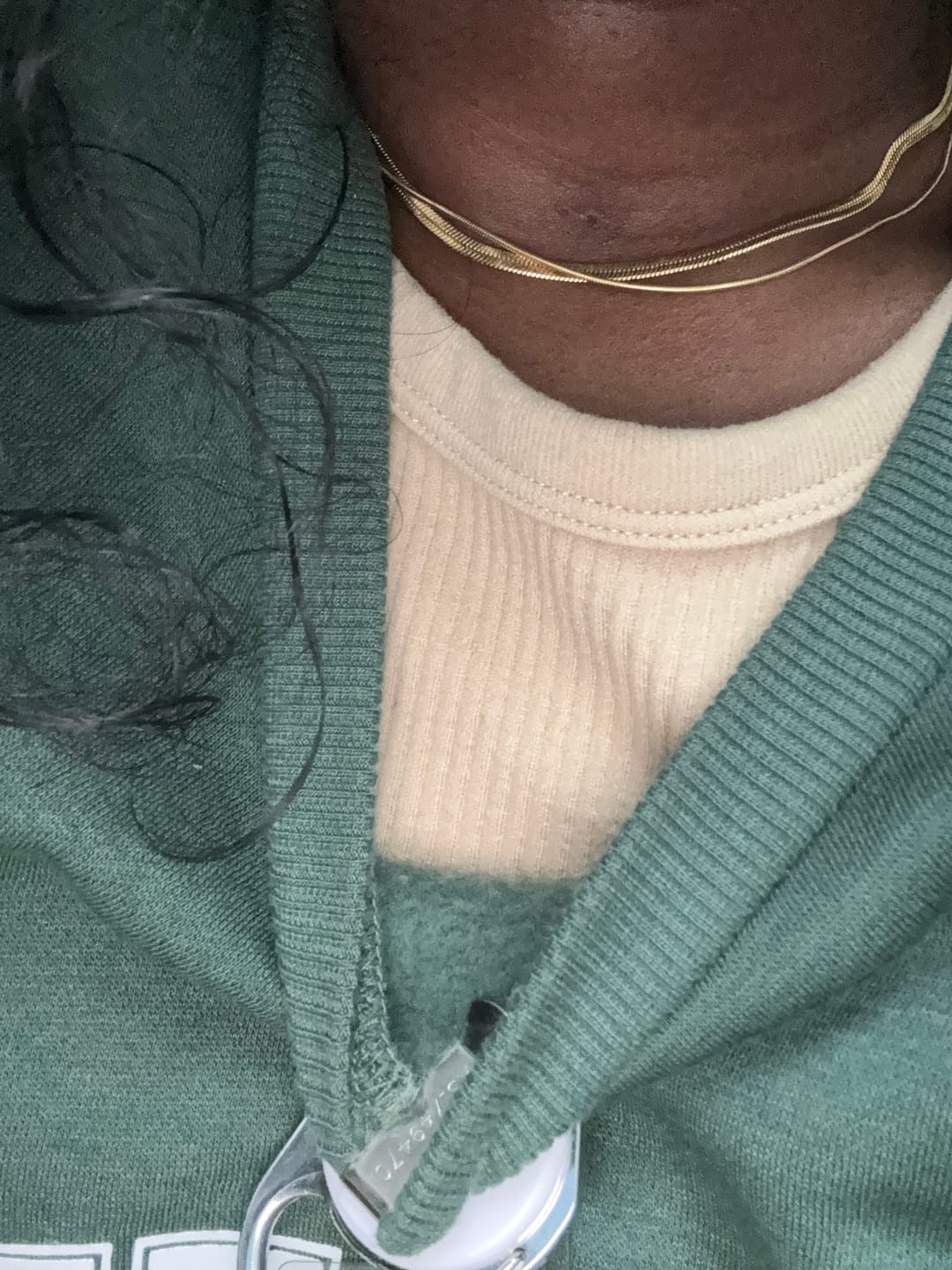 Customer photo review of Herringbone Necklace - 3mm