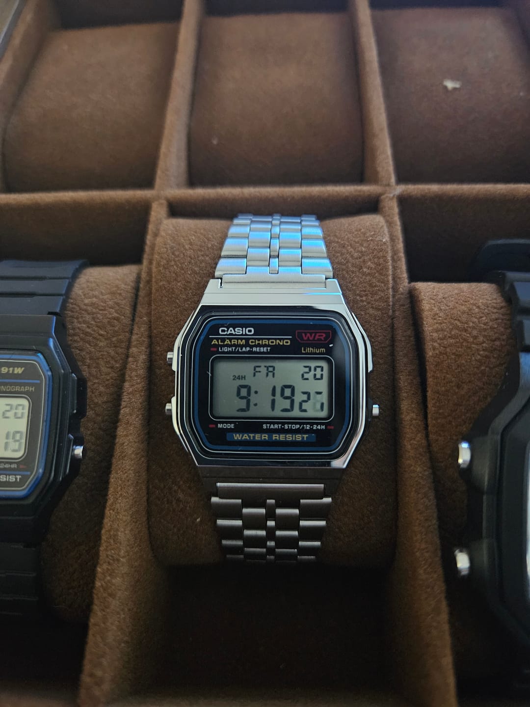 Customer photo review of Reloj Casio Vintage A159WA-N1DF Plateado MADE IN JAPAN
