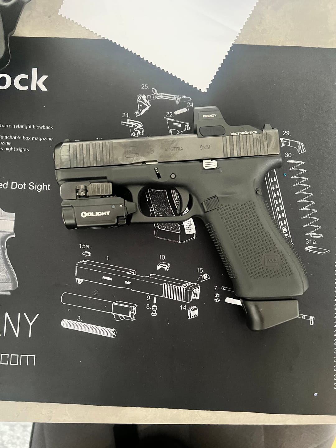 Customer photo review of Vector Optics SCRD-81 Frenzy 1x16x21 GLOCK MOS
