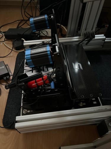 Customer photo review of Newest Simsonn Pedal Pro X Ultra with Haptics and RGB Feedback