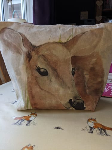 Customer photo review of Per Metres Sew In Interfacing 22" Wide (White)