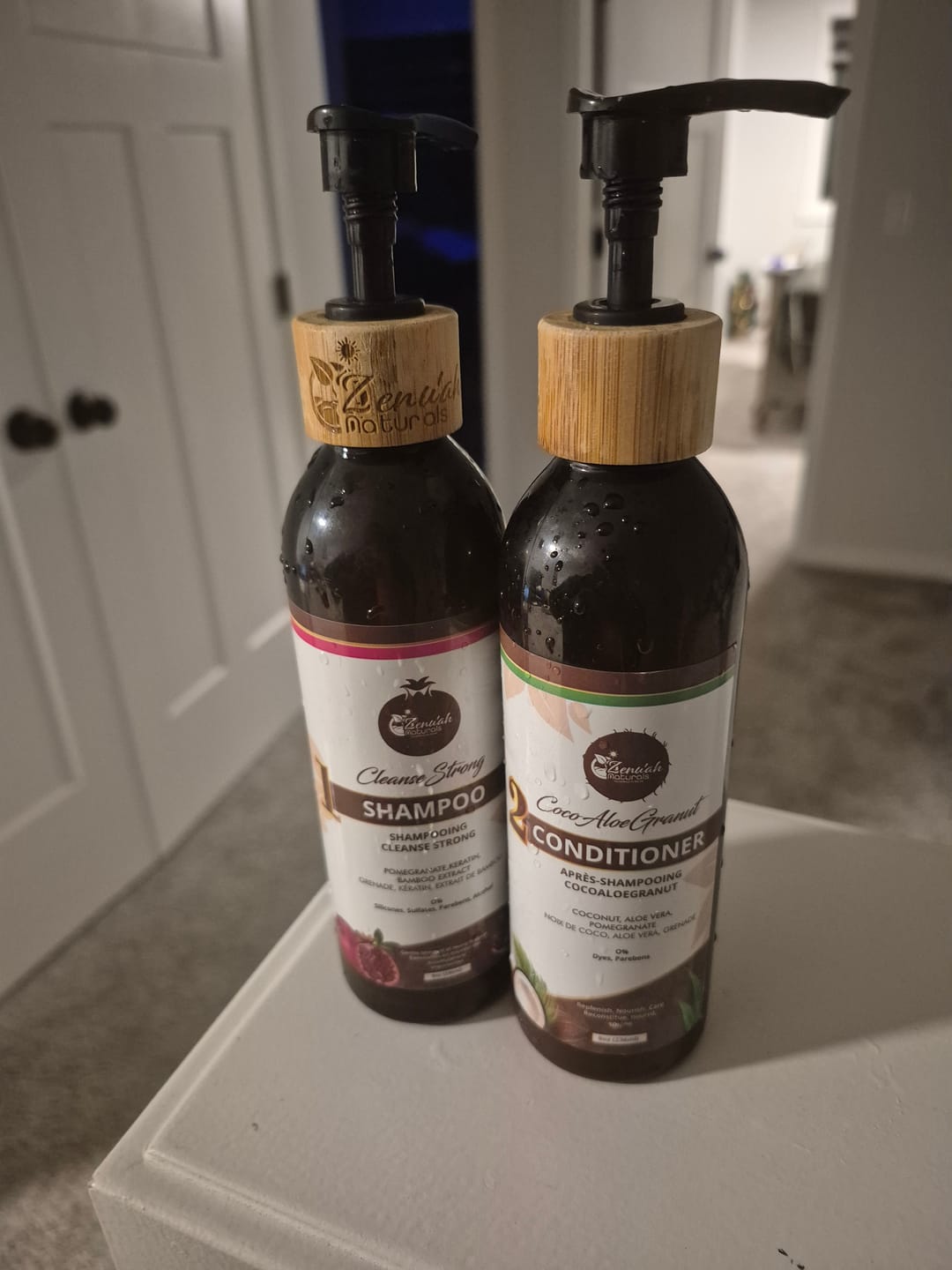 Customer photo review of Infused Ze Oil – Herbal Nourishing Scalp Blend