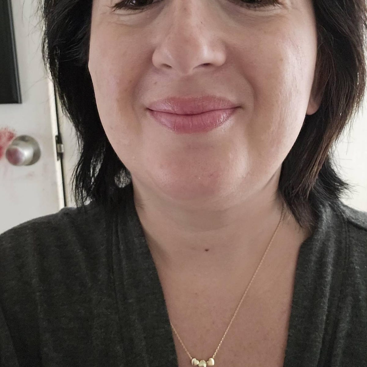 Customer photo review of Gepersonaliseerde hart initialen ketting