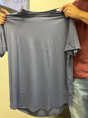 Customer photo review of Artial Performance Tee - Light Gray