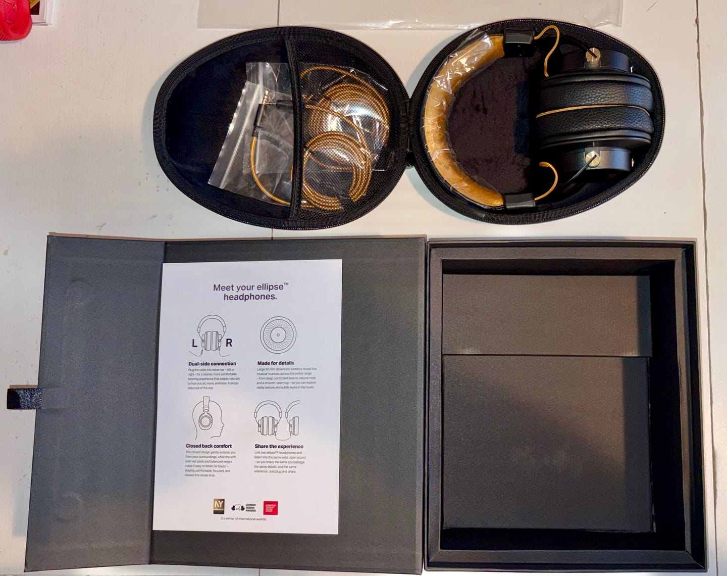 Customer photo review of ellipse studio headphones