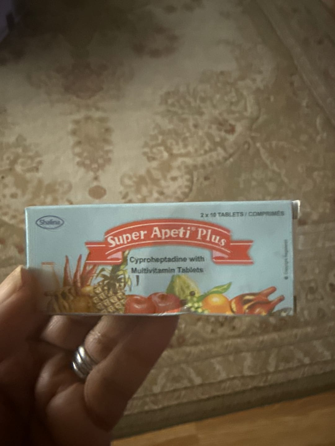 Customer photo review of Super Apeti 4mg Tablet ( 20 TABLETS)
