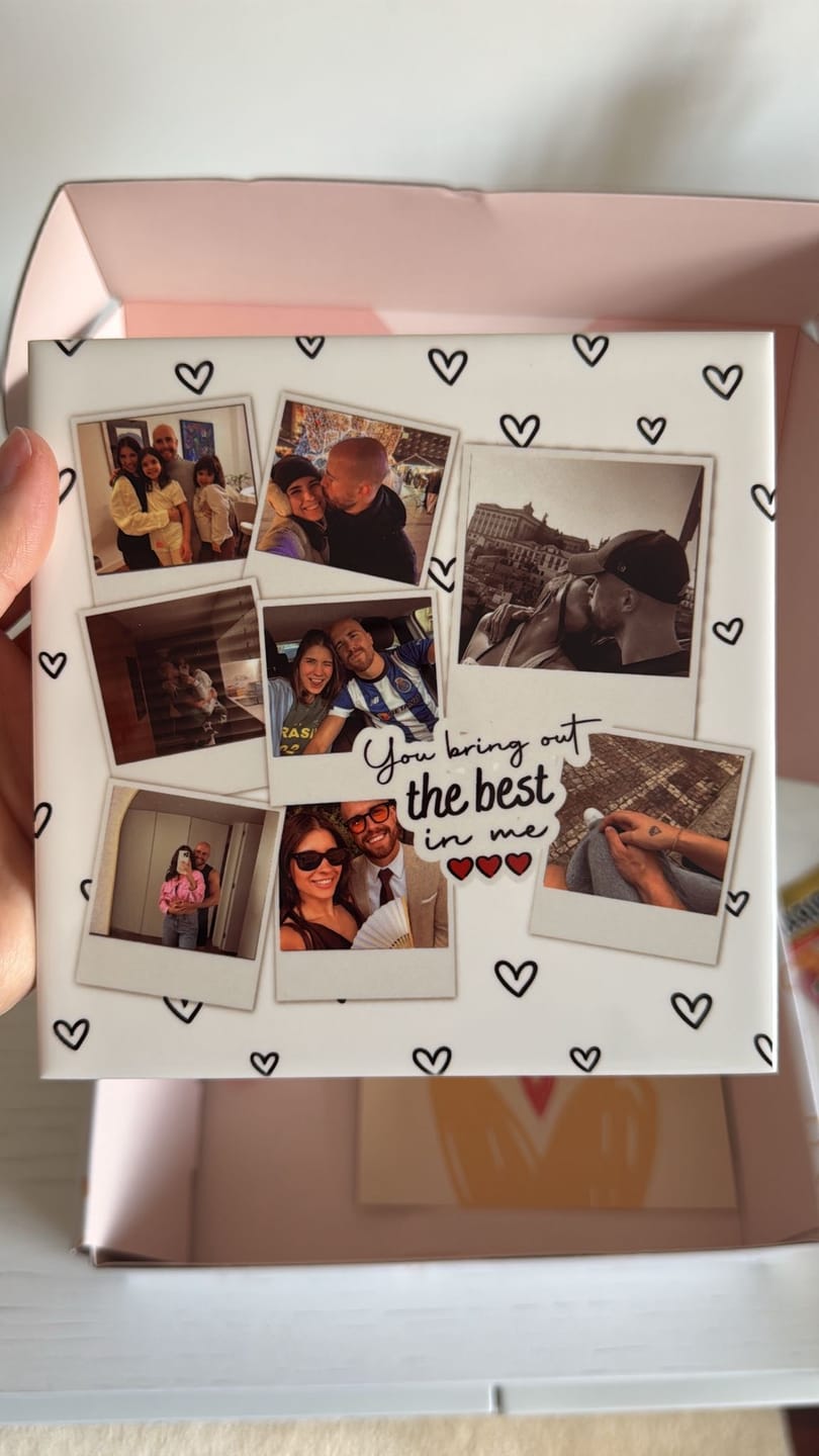 Customer photo review of Azulejo c/ 8 Fotos Personalizado