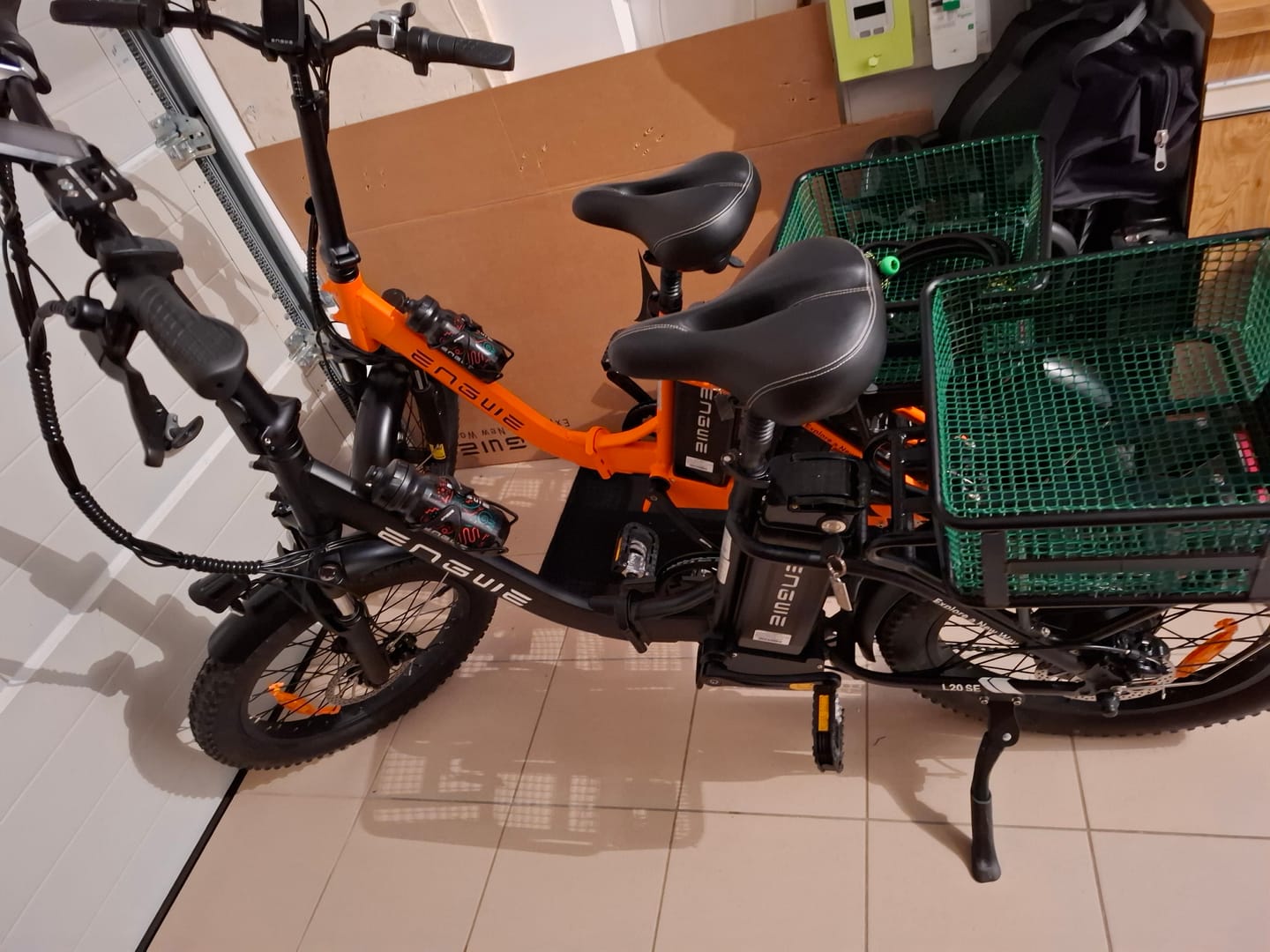 Customer photo review of Engwe L20 SE 250W 20" Foldable Electric Bike 561Wh Trekking Bike Step-through E-bike 36V 15.6Ah Battery