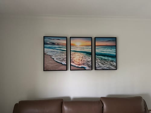 Customer photo review of Scarborough Beach Sunset Horizon Trio