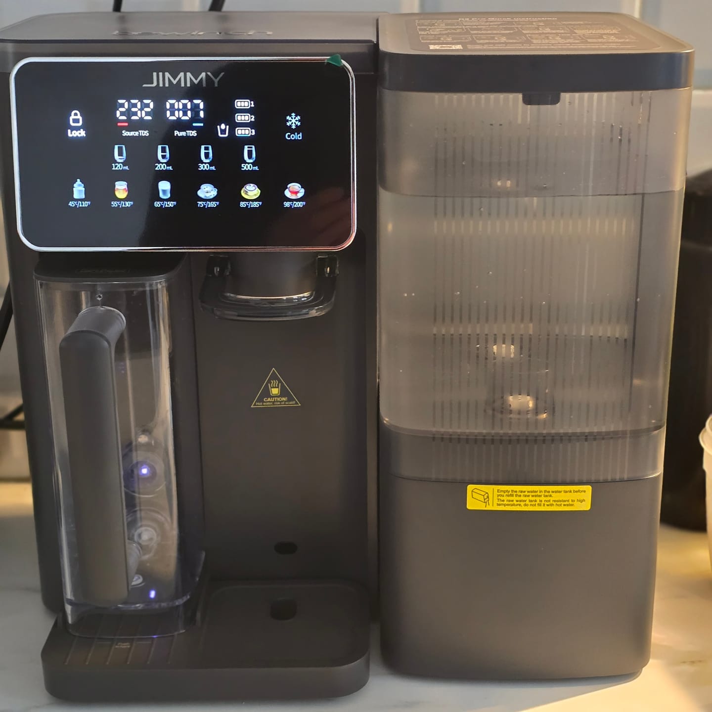 Customer photo review of R9 Pro Smart Countertop Reverse Osmosis Water Purifier