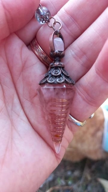 Customer photo review of Pendule Divinatoire Radiesthésie Énergétique