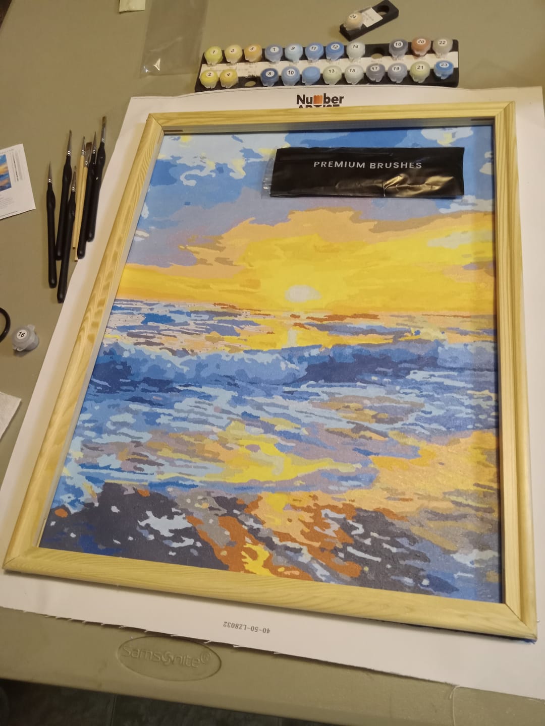 Customer photo review of DIY Wooden Frame Kit