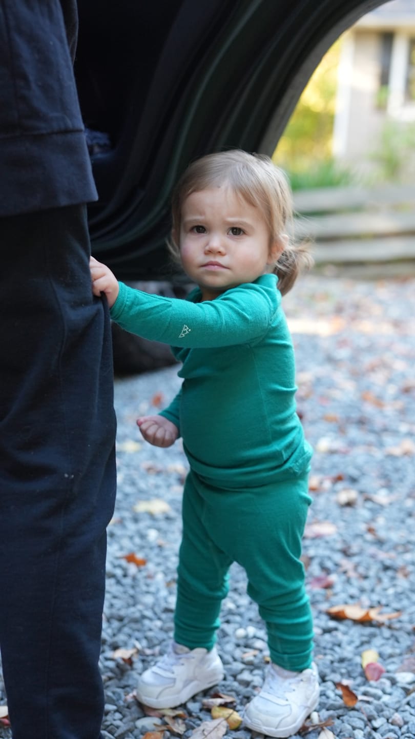 Customer photo review of Baby Merino Long Sleeve