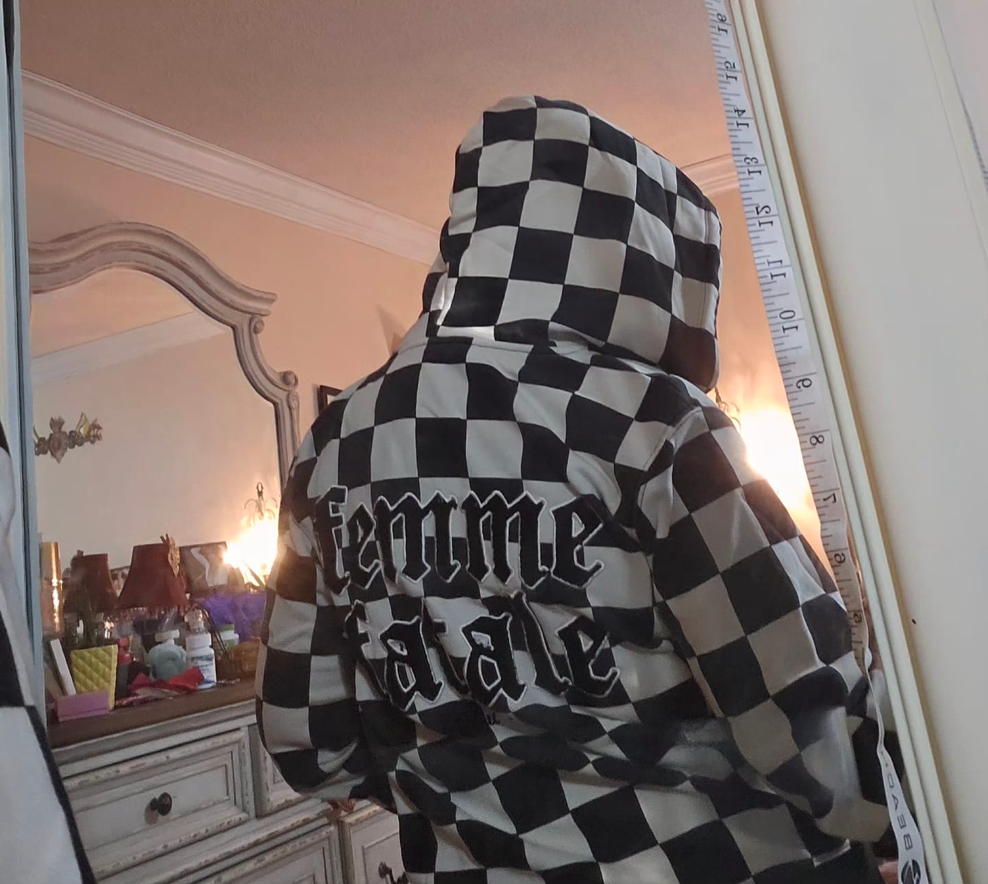 Customer photo review of Checkmate Zip Up Hoodie