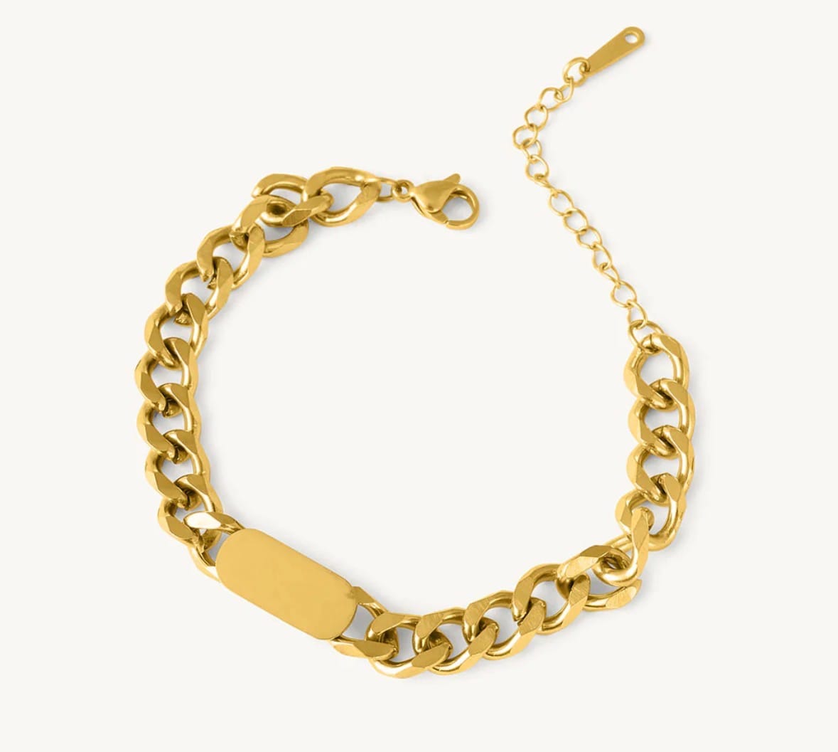 Customer photo review of Small Bar Bracelet