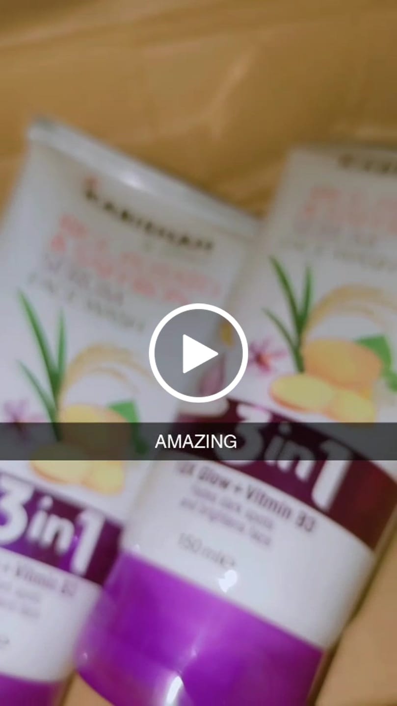 Customer video review of Rice, Potato & Saffron Serum Facewash Double Pack