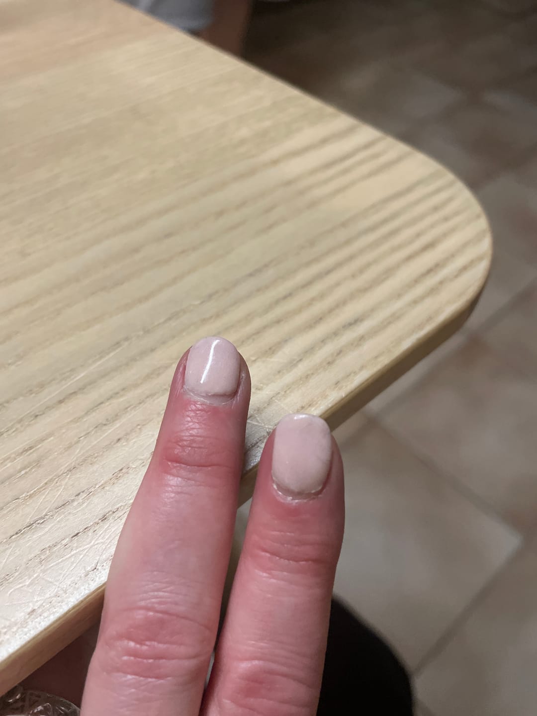 Customer photo review of Khaki Dipping Powder