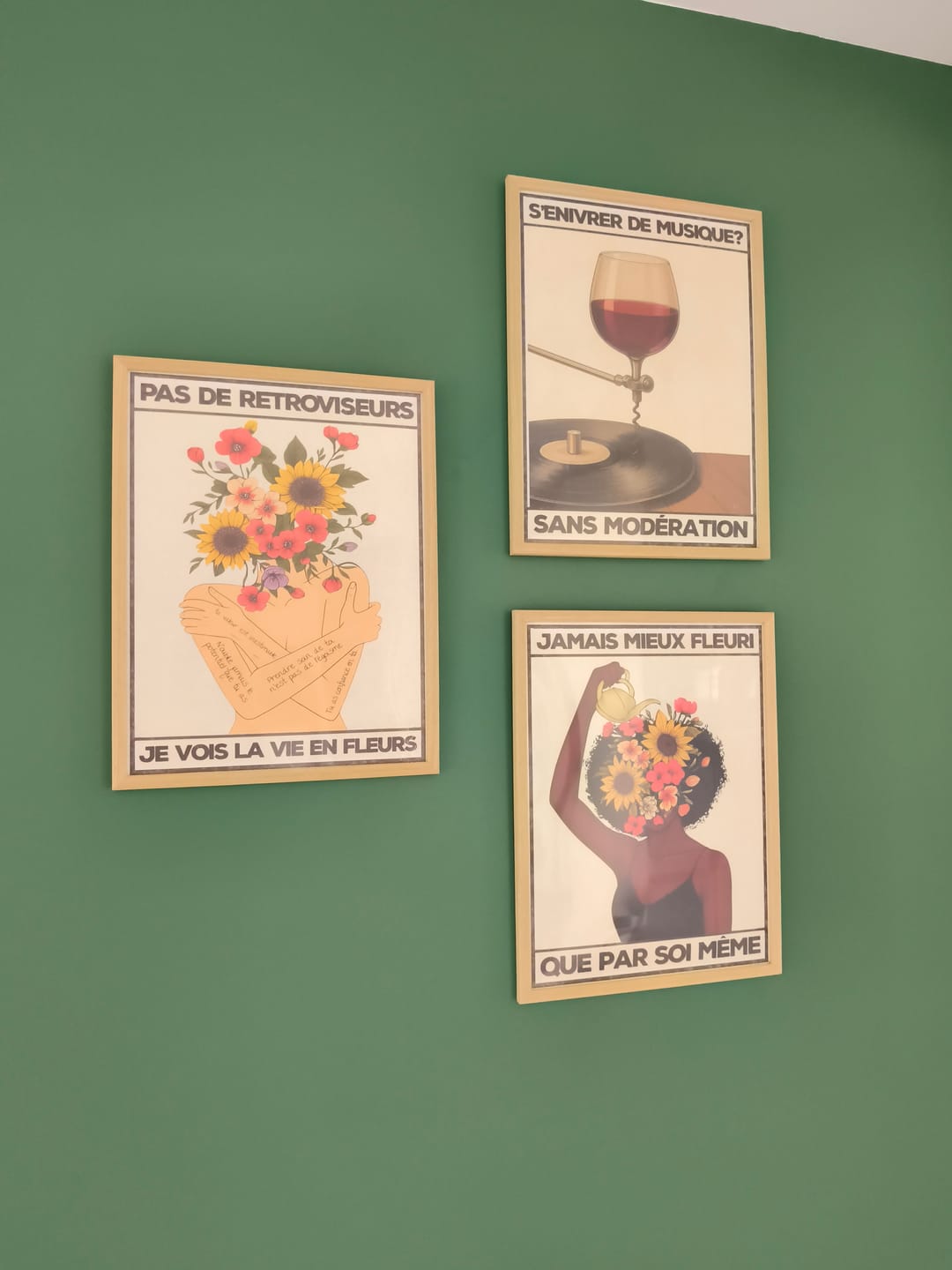 Customer photo review of Pas de rétroviseurs, je vois la vie en fleurs