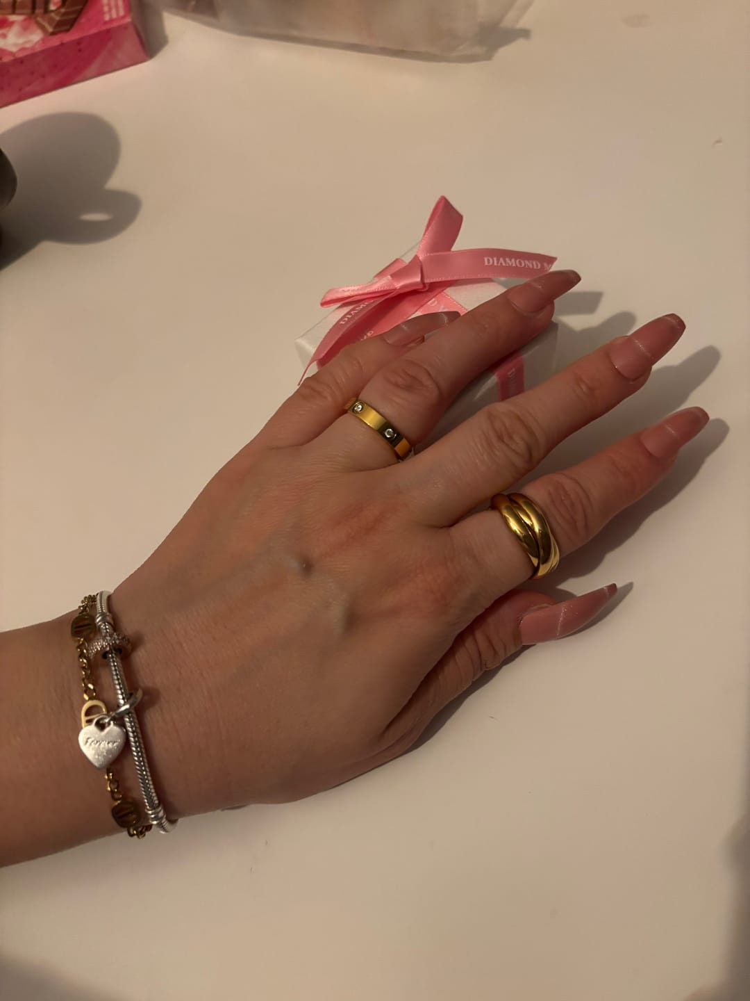 Customer photo review of Kyla Ring | 18K vergoldet