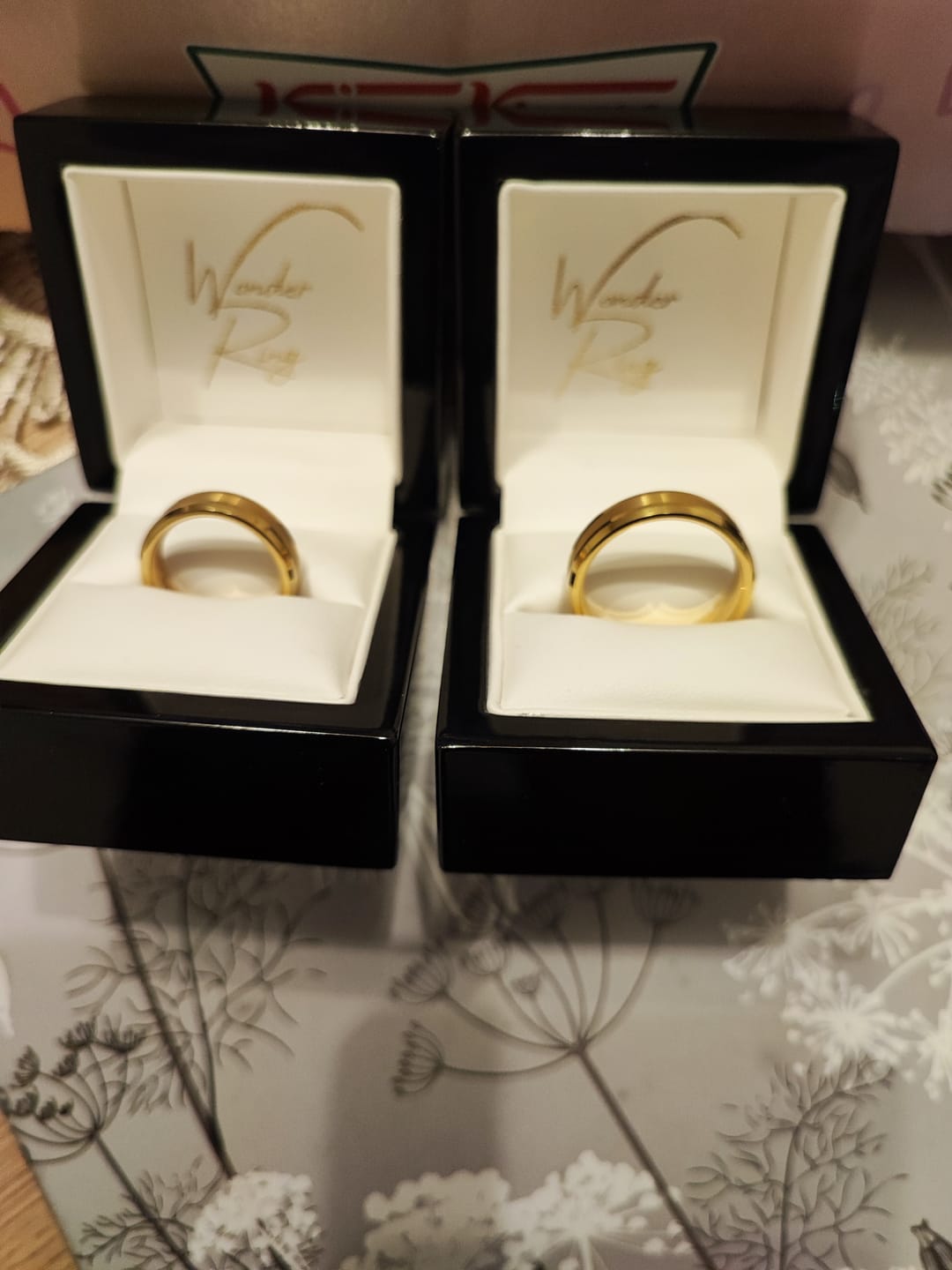 Customer photo review of Engrave Your Ring