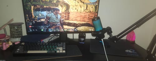 Customer photo review of PINEYU - Felt Cork Shock Absorbing & Noise Reducing Keyboard Mat