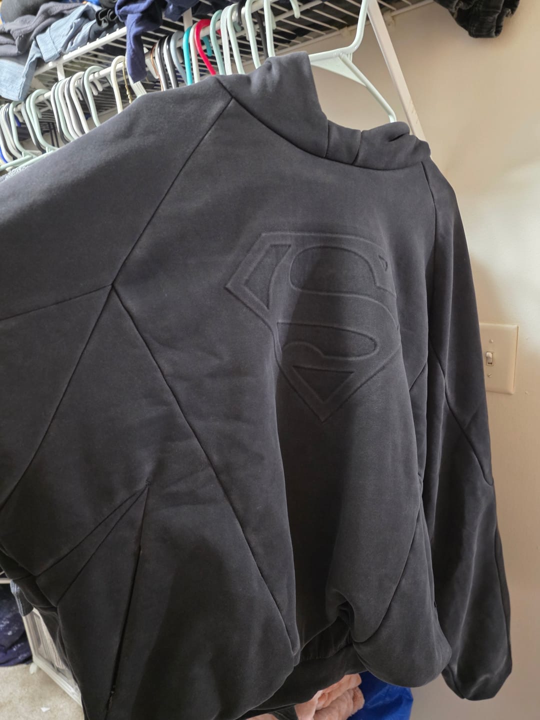 Customer photo review of 5094 - Superman Shield Hoodies