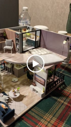 Customer video review of Rokrgeek Happy Time DIY Miniature House Kit