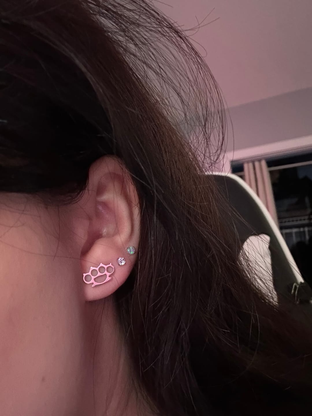 Customer photo review of Knockout Studs