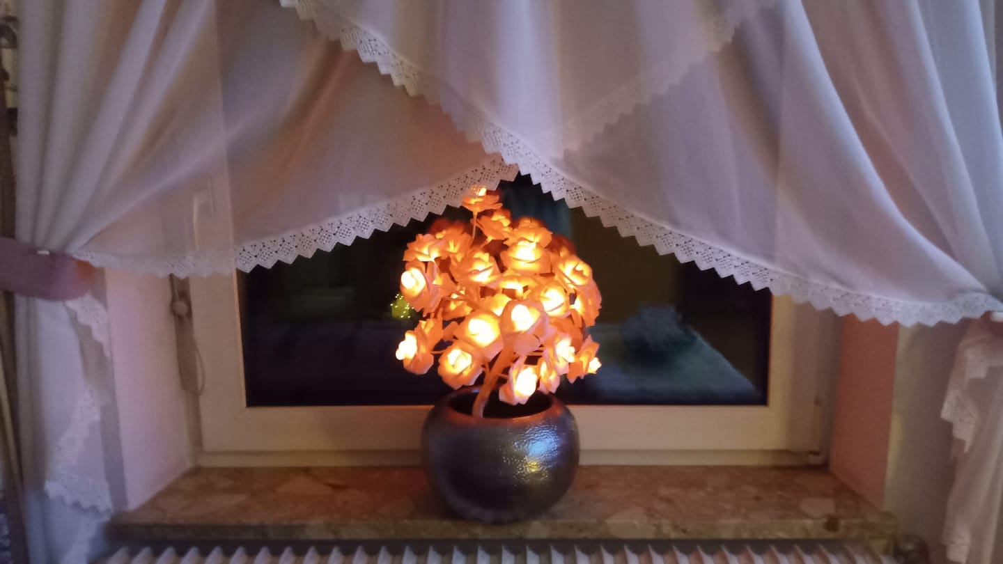 Customer photo review of Bäumlein® - mit 32 LED Rosen