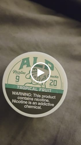Customer video review of Tropical Fruit Nicotine Pouches